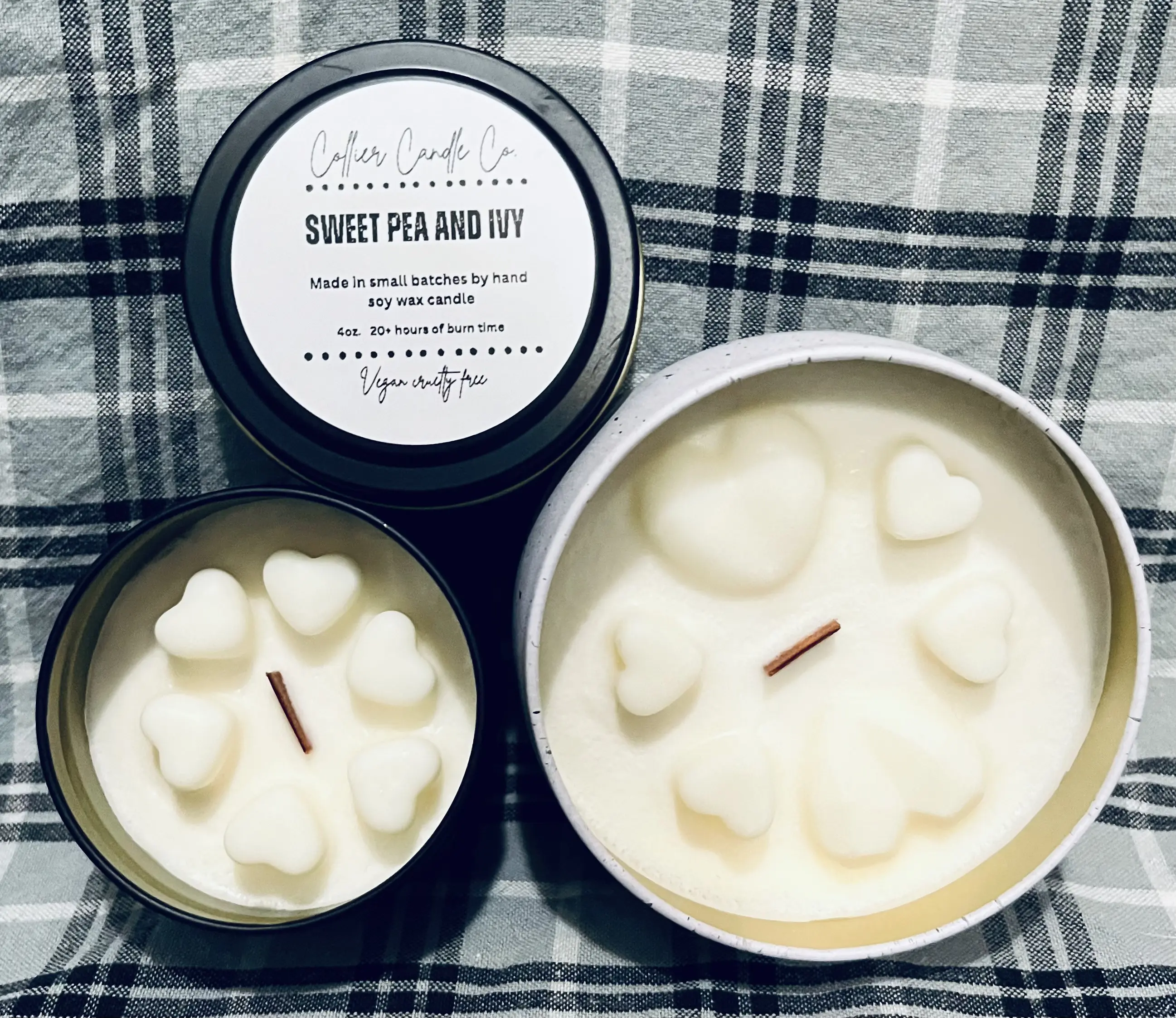 Sweet Pea and Ivy Candle or Wax Melt