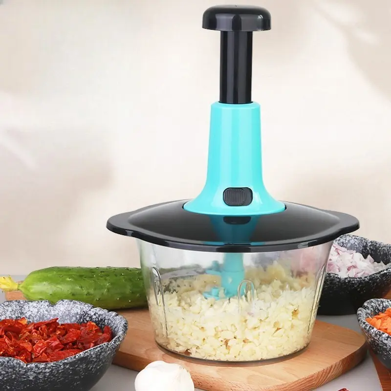 Portable Manual Food Grinder, Compact Design Ideal for Dorm Rooms and Camping, Effortlessly Processes Meat, Vegetables, and Spices, Multi-Functional Kitchen Chopper, Multifunction vegetable chopper, Compact Food Processor