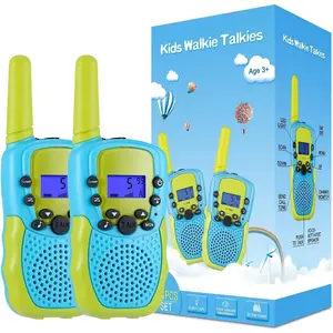 Toys for 3-12 Year Old Boys Girls, Easter Basket Stuffers, Walkie Talkies for Kids 22 Channels 2 Way Radio Toy with Backlit LCD Flashlight, 3 Miles Range for Outside, Camping, Hiking