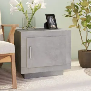 Coffee Table Concrete Gray 20.1"x19.7"x17.7" Engineered Wood