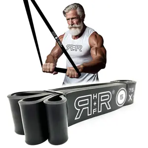RR H+F Heavy Duty Resistance Band #5 X-HEAVY 75-100 lbs for Strong Workouts and Fitness Training