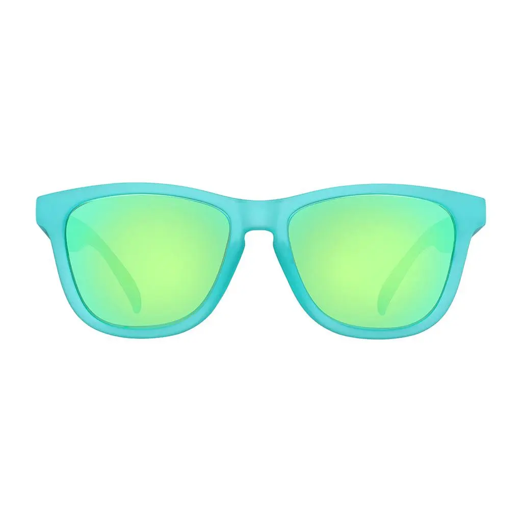 Traveler Neon Teal Unisex Polarized Sunglasses