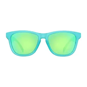 Traveler Neon Teal Unisex Polarized Sunglasses