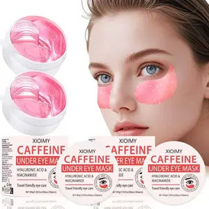 120pcs Caffeine & Hyaluronic Acid Eye Masks, Deep Moisture, Hydrating, Firming, Gentle Skin, Suitable for All Skins, Eyelid Care, Eye Patches