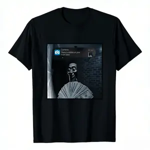 100% Cotton Unisex Tung Tung Tung Sahur T-Shirt men graphic shirts Streetwear Comfy