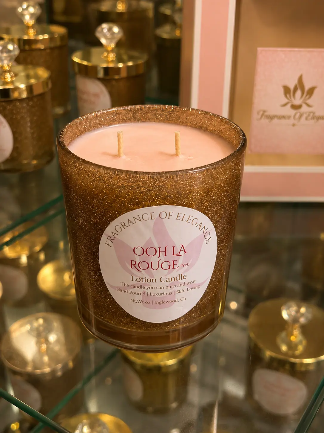 Ooh La Rouge Lotion Candle