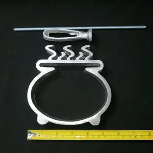Buñuelo Mold: Seasonal Witch Cauldron Design