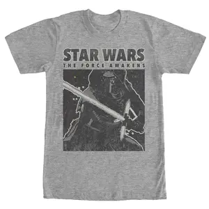 Men's Star Wars The Force Awakens Kylo Ren Distressed T-Shirt