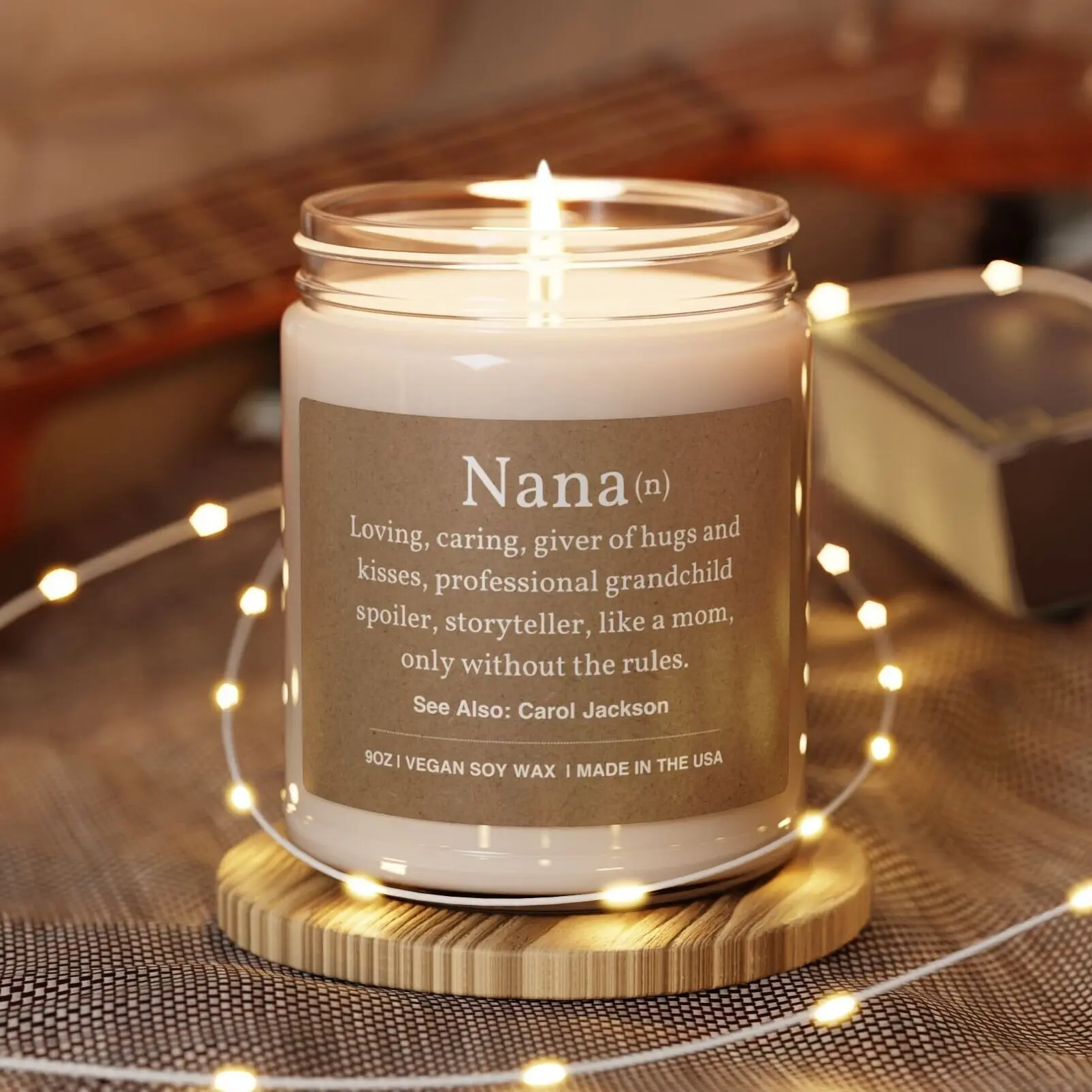 Personalized Nana Candle Gift, Gift for Nana, New Nana Gift, Nana Mothers Day, Nana Christmas Gift, Nana Definition Gift=
