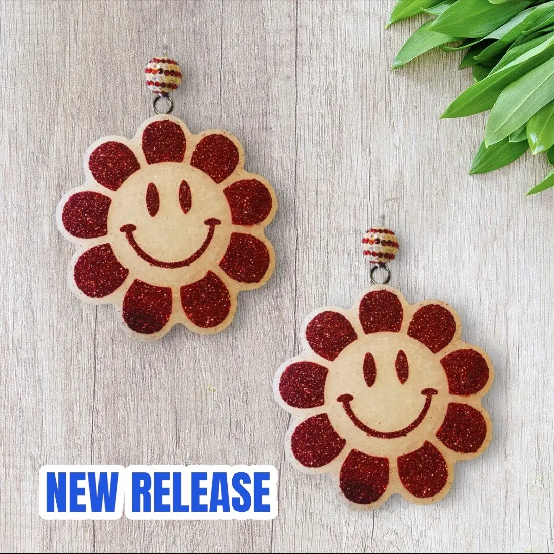Flower Smiley Car Freshie