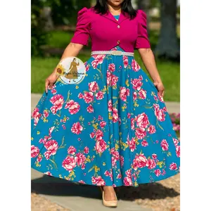 Arlet Magenta & Teal Blazer Dress
