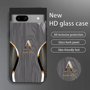 Suitable for [Google Pixel 7a] Brand new premium phone case, drop-proof and fingerprint-resistant，sophisticated and minimalist design, with 26 English letters to choose from YM99