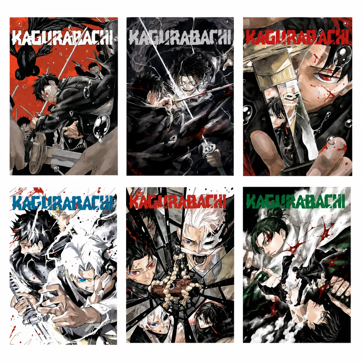 KAGURABACHI Anime Poster Wall Decor, Manga Canvas Print, Japanese Anime Artwork, Modern Home Decor, Living Room Wall Art, Bedroom Decoration, Game Room Decor, Office Wall Decor, Gift For Anime Fans