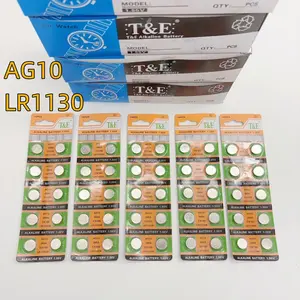 Ag10 Lr1130 Battery 1.5v Button Cell, Button Batteries, Alkaline Replacement Battery, Ideal for Watches, Alarm Clocks, Toys, Small Appliances
