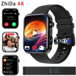 ZhiDa AK's new smartwatch, Multifunctional smart watch, has independent photography, video recording, dynamic dial settings, sports mode, health monitoring, call message reminders, supports iOS and Android. It is a gift for men and women