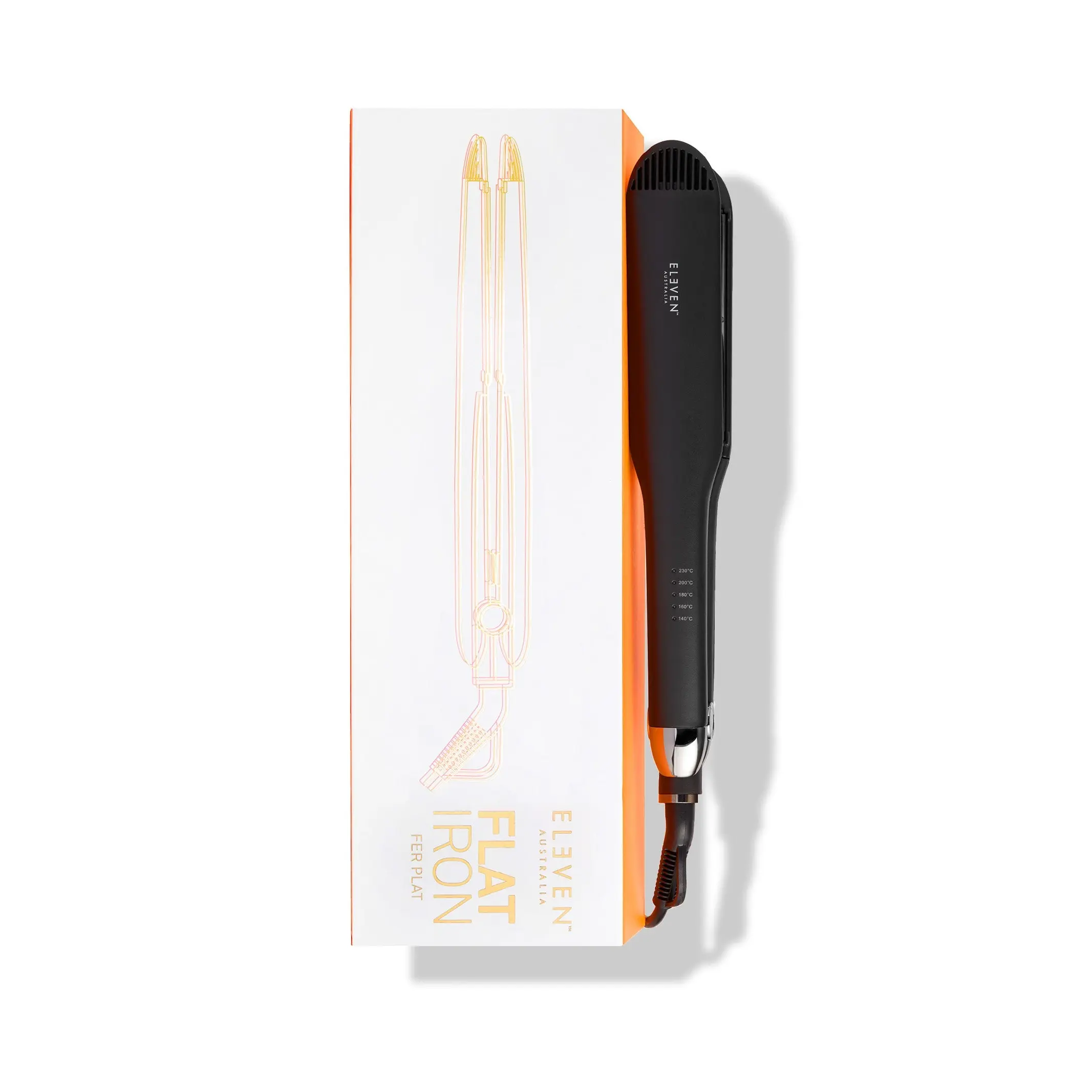 ELEVEN AUSTRALIA - FLAT IRON WIDE PLATE Titanium
