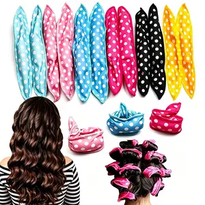 5 No-Heat Curlers for Long Hair, DIY Overnight Sponge Foam Curler, Ideal for Thick Long Hair, Must-Have for Lazy Styling, High Value