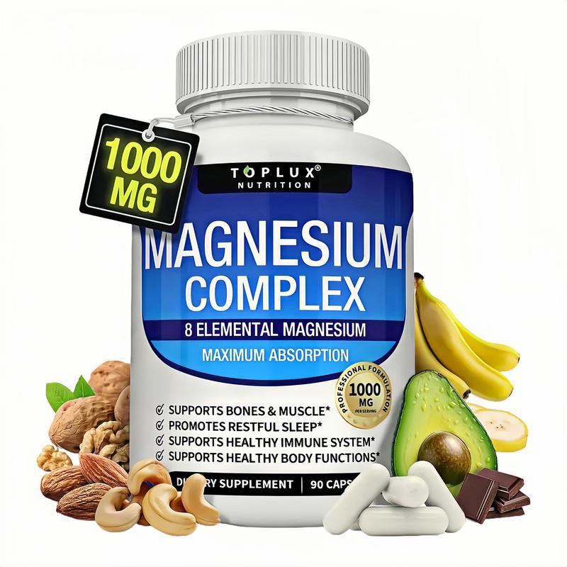 Hot Toplux Magnesium Complex 8 Essential Magnesium Supplement 1000mg