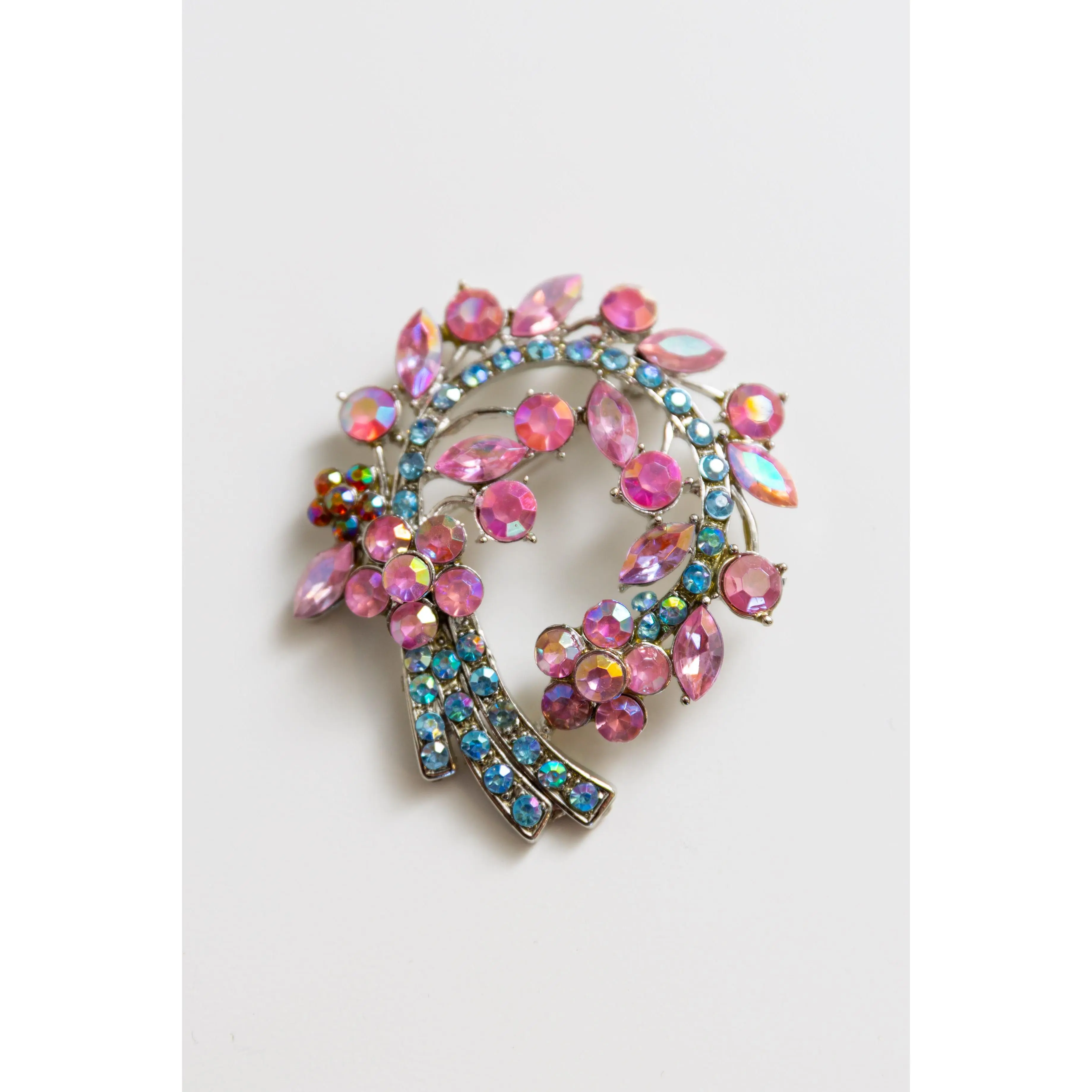 Bouquet Brooch (Pink & Blue)