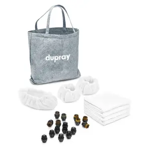 Dupray Steam Cleaning Pack Pro™, 24 Piece Accessory Kit for Dupray Steam Cleaners - Microfiber cloths and brushes
