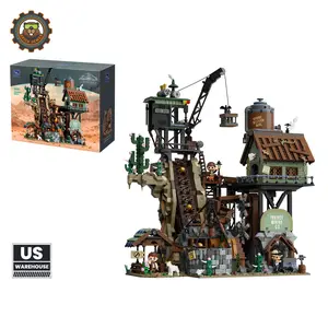 Western Mine Building Toy Kit, 2990pcs Collectible Set for Ages 12+, Only 3 Left