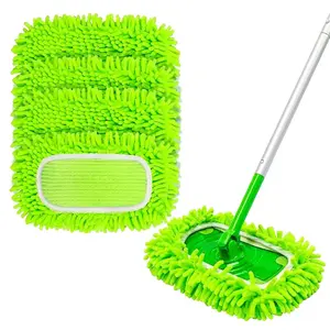 5 Pack Microfiber Mop Refills 10-12 Inch for Swiffer Sweeper and Most Flat Mops Reusable Wet Dry Replacement Heads