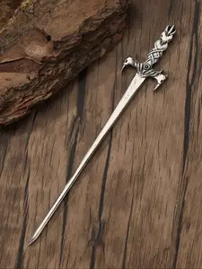 Vintage Raven Sword Hairpin Set, Viking Norwegian Style Hair Accessories, Trendy Fashion Hair Sticks for Women, Party Gifts