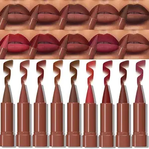 Matte Foggy Lipstick Beauty Set Makeup Glaze Suitable For Beginners To Use Lip Glossy Cosmetic Gift Waterproof Easy To Apply Long Lasting Lip