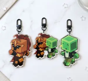 D3rlord3 & Avery Acrylic Keychain - ARG Inspired, [Searching for a world that doesn't exist], Durable.