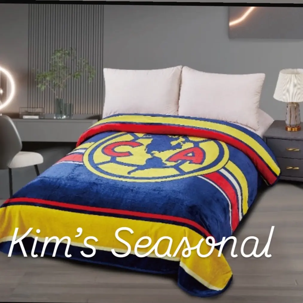 Club America Reversible Cloud Soft Blanket - Perfect for a Cozy Night's Sleep mexican blanket blanket