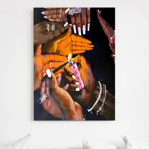 Pretty & FXded/ It Takes a VillageXXX POSTERPRINT Decor Matte/Canvas Room.-Suitable for wall art decoration in home living rooms, bedrooms and offices.-Unframed. Kitchen Box