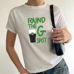 Split The G Beer Baby Tee, St. Patrick's Day Tee, St Paddys Day Top, Kiss Me Im Irish Y2K Style, Patty Girl Outfit, Green Bar Crawl Shirt