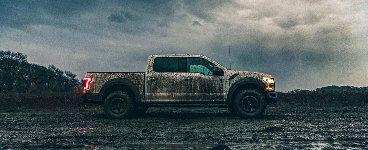 Hard Folding Truck Bed Tonneau Cover Compatiable with Dodge Ram 1500 Classic&New(2009-2025) 5.7 FT Short Box w/o Rambox, Tri Fold Style