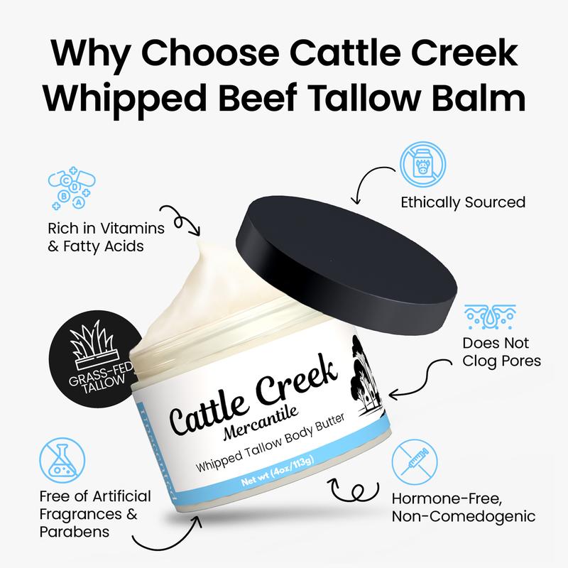 Cattle Creek Mercantile Whipped Tallow Body Butter