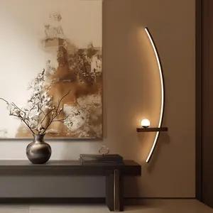 Wall Sconce Set of 2, Modern Wall Lamp, Indoor Home Wall Decor Lights for Bedroom, Living Room, Hallway, Bedside Lamp, 3 Color Temperature