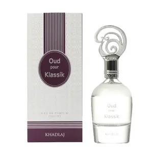 Khadlaj Oud Pour Klassik for Unisex Eau de Parfum Spray, 3.4 Ounce