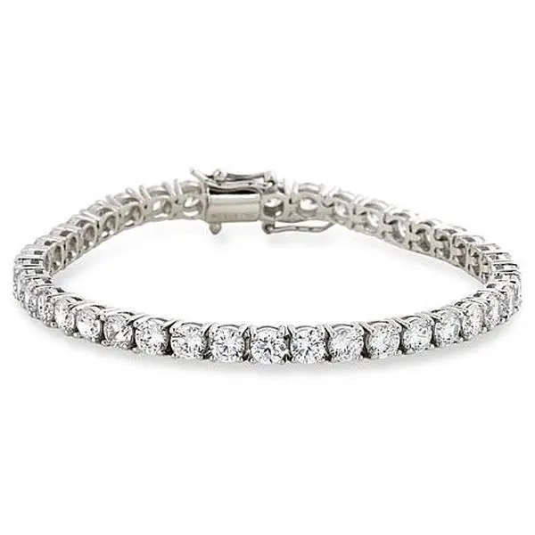 Radiance by Absolute™ Silver Magic Magnet Clasp Line Bracelet Radiance by Absolute™ Silver Magic Magnet Clasp Line Bracelet