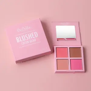 BeBella Cosmetics Blushed Color Quad Light Electric Pink Classy Vibe Dreaming Makeup Palette