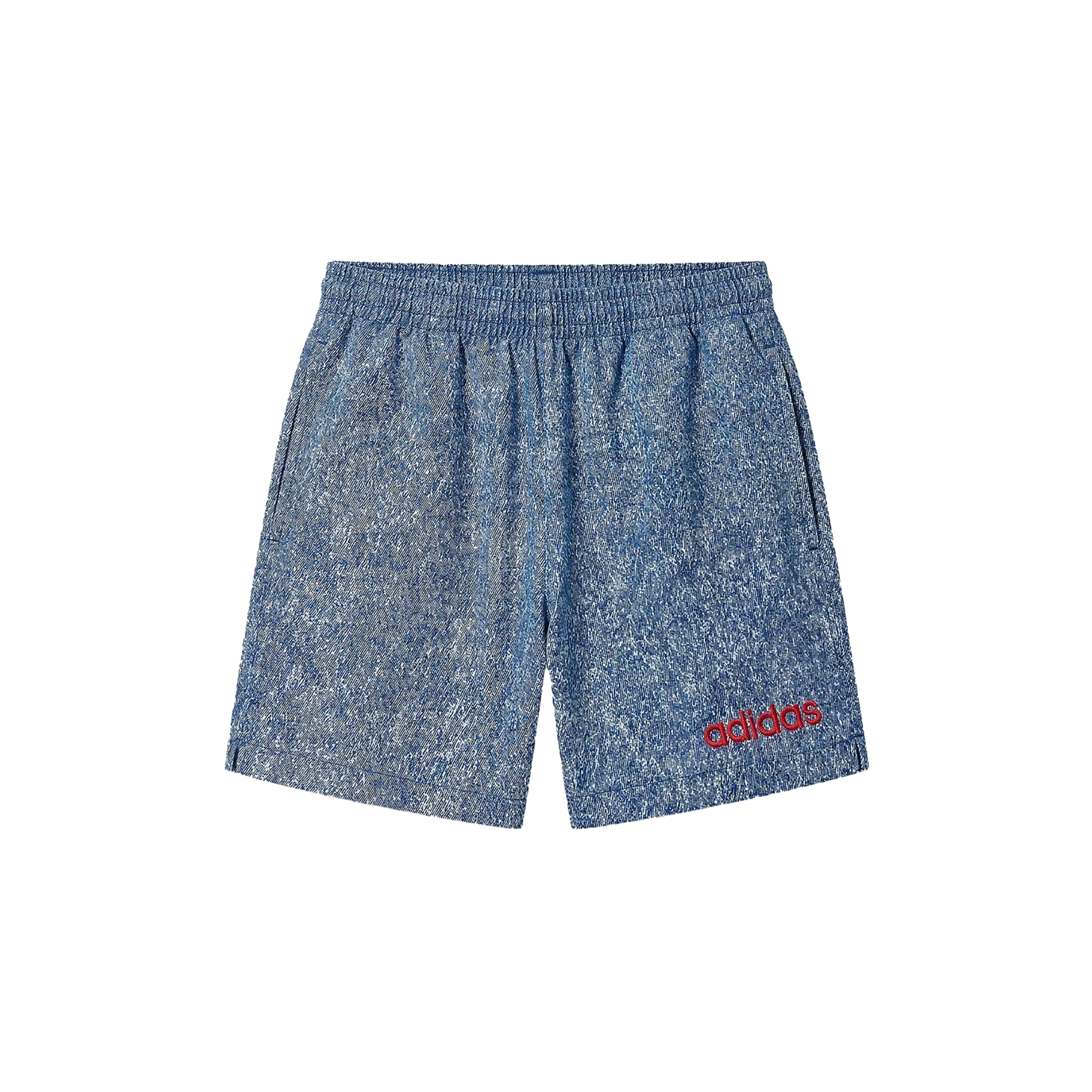 Denim Graphic Nylon Short "USA" KB2804