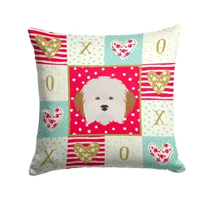 Carolines Treasures  14 x 3 x 14 in. Havanese Dog Love Fabric Decorative Pillow