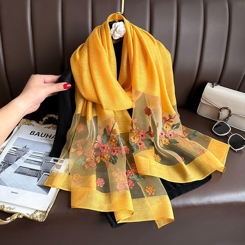 Elegant All-match Embroidered Scarf