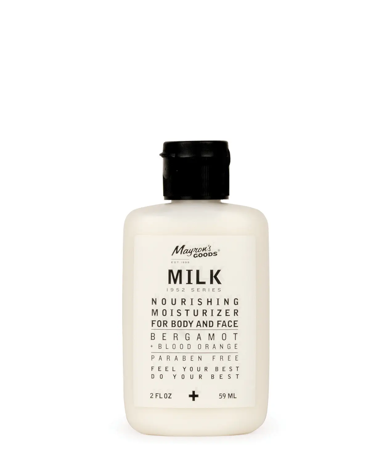 BODY MILK: Bergamot & Blood Orange (2 oz)