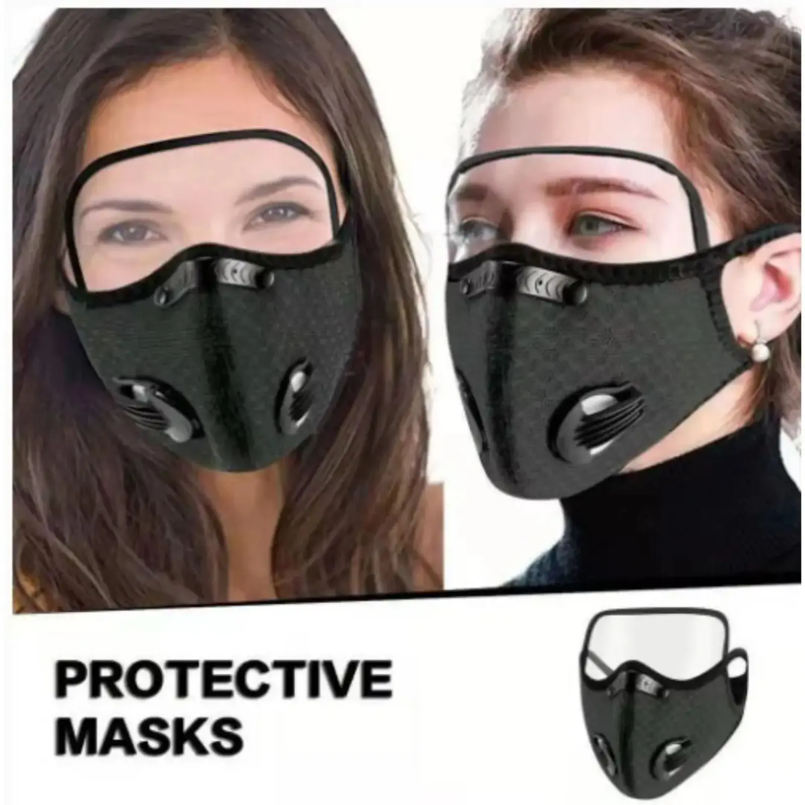 2026 Edition Full Face Mask with Detachable Lens, Filter Slot, Dustproof & Warm Protection for Outdoor Cycling, Multi-Color Face Masks for Sports Activities, Full Face Cover