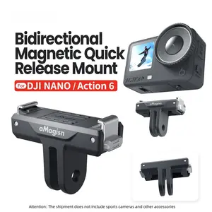 Dji Nano Action6 Plastic Magnetic Quick-Release Accessories, Durable Dji Sport Camera Parts, Ideal for Easy Attachment & Removal