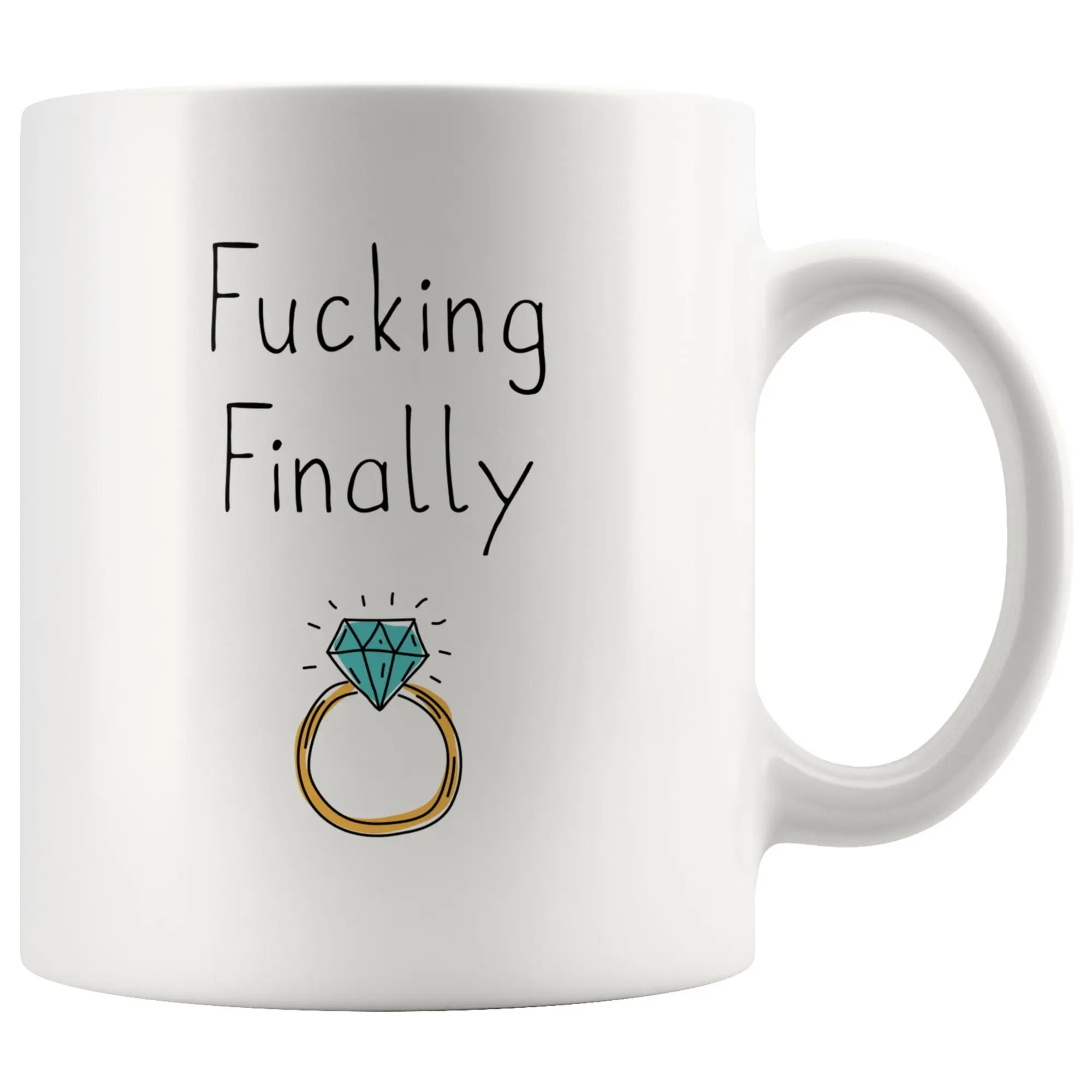 Funny Engagement Gift Mug Funny Newly Engaged Present Wedding Planning Gift Future Bride Groom Gift Couples Shower Present Just Engaged Announcement,"Wedding Planning" Funny Mug