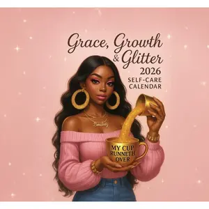 Grace Growth and Glitteer 2026 Wall Calendar