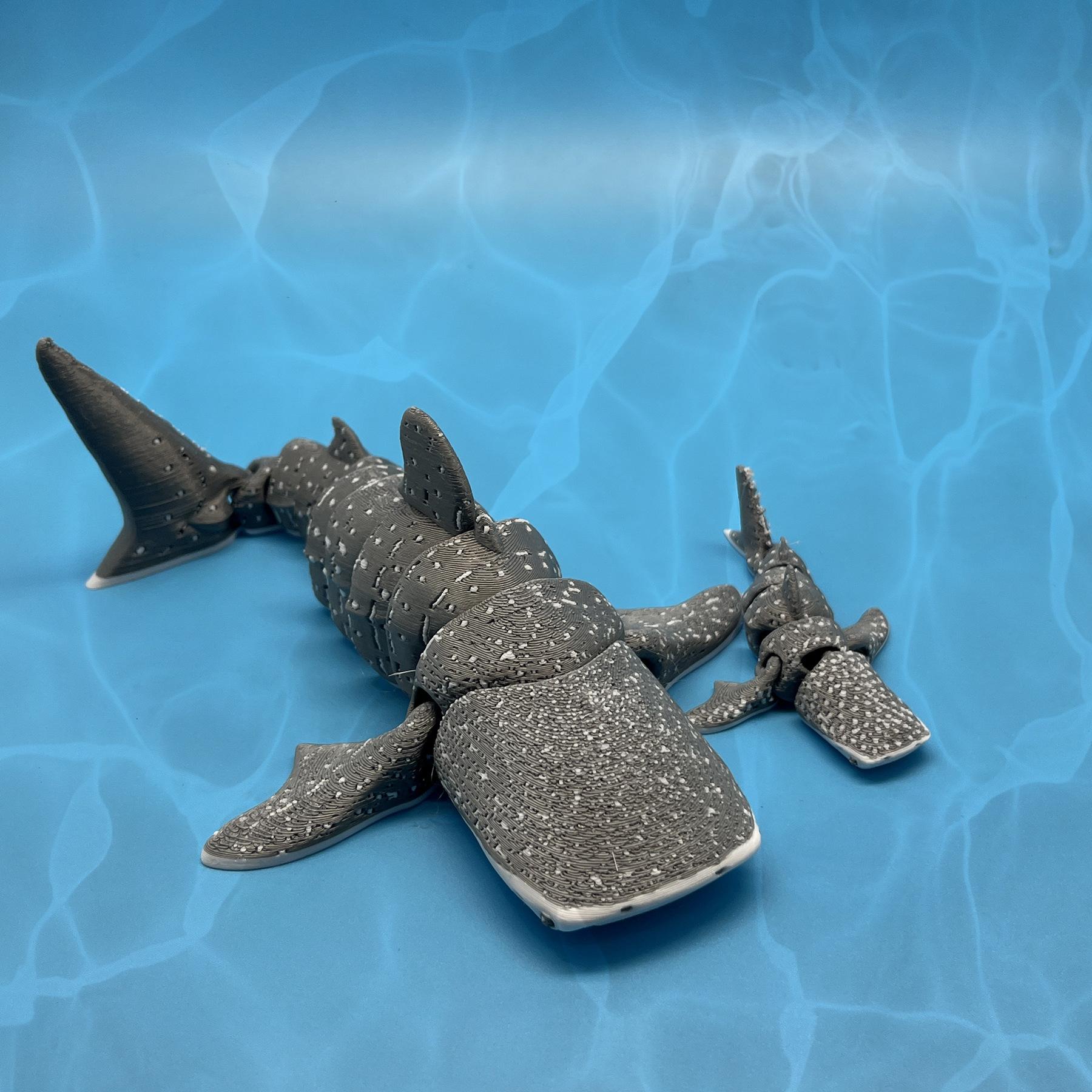 3D printed Articulated Whale Shark family Indoor Sports and Leisure Equipment