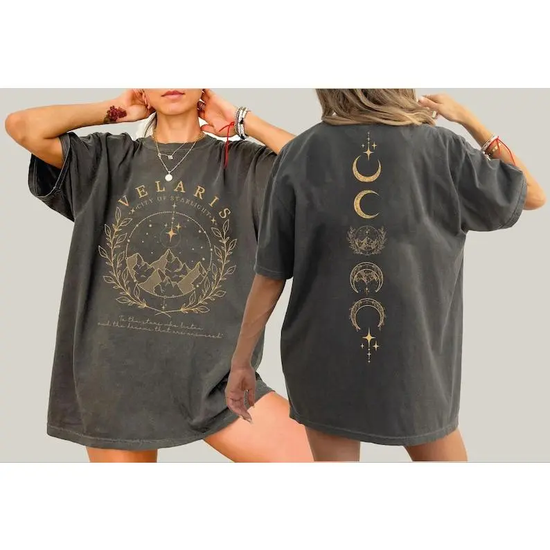 Comfort Colors Court of Thorns And Roses Velaris Shirt, Thorns and Roses Court of Dreams Shirt, Acotar Shirt, Night Court Acotar, SJM Shirt Fabric Fit Light Tee