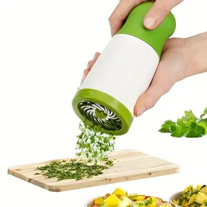 Manual Spice Grinder, Herb Chopper, Cilantro Cutter, Kitchen Tool, Easy-To-Use Cooking Utensils for Restaurant Kitchens, Vegetable Food Chopper