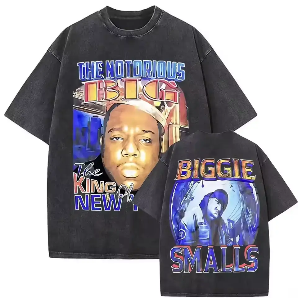 Biggie Shirt, 90s Rap Graphic Tee, The Notorious B.I.G. T-Shirt, Vintage Hip Hop Streetwear